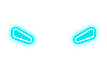 eyes neon light effect