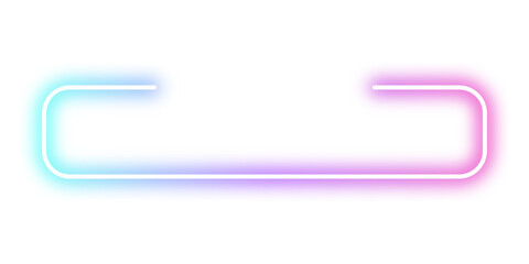 gradient rectangle neon frame