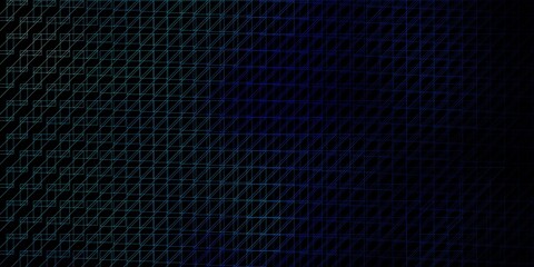 Dark BLUE vector backdrop with lines.