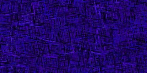 Obraz premium Dark Purple vector background with straight lines.