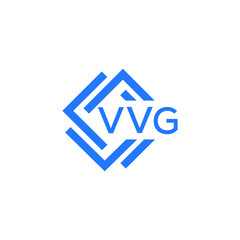 VVG technology letter logo design on white  background. VVG creative initials technology letter logo concept. VVG technology letter design.