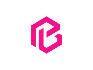 B logo Pentagon, B letter 