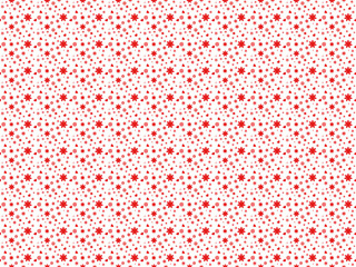 Fototapeta na wymiar Red geometric seamless pattern on white background