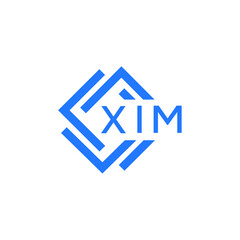 XIM technology letter logo design on white  background. XIM creative initials technology letter logo concept. XIM technology letter design.