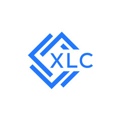 XLC technology letter logo design on white  background. XLC creative initials technology letter logo concept. XLC technology letter design.