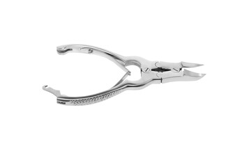 Large Medical Toenail Clippers deep etched on white background