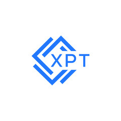 XPT technology letter logo design on white  background. XPT creative initials technology letter logo concept. XPT technology letter design.
