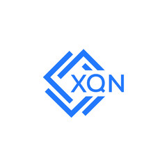 XQN technology letter logo design on white  background. XQN creative initials technology letter logo concept. XQN technology letter design.
