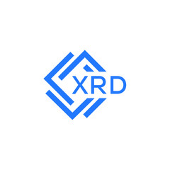 XRD technology letter logo design on white  background. XRD creative initials technology letter logo concept. XRD technology letter design.
