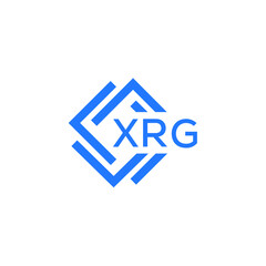 XRG technology letter logo design on white  background. XRG creative initials technology letter logo concept. XRG technology letter design.
