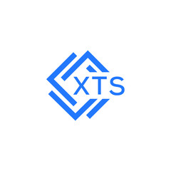 XTS technology letter logo design on white  background. XTS creative initials technology letter logo concept. XTS technology letter design.