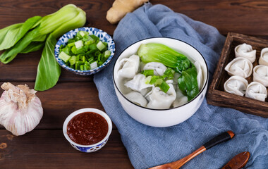 Wonton is a traditional Chinese snack