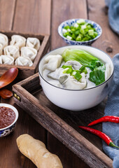 Wonton is a traditional Chinese snack