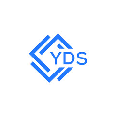 YDS technology letter logo design on white  background. YDS creative initials technology letter logo concept. YDS technology letter design.