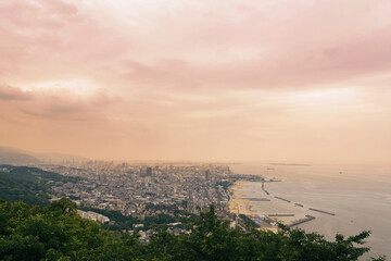 神戸　鉢伏山からの風景　神戸市内