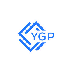 YGP technology letter logo design on white  background. YGP creative initials technology letter logo concept. YGP technology letter design.
