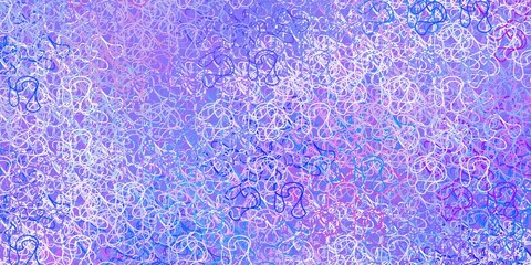 Light green vector background with curves.