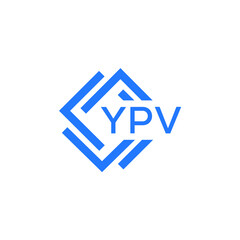 YPV technology letter logo design on white  background. YPV creative initials technology letter logo concept. YPV technology letter design.


