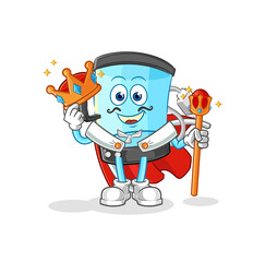 blender king vector. cartoon character