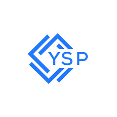 YSP technology letter logo design on white  background. YSP creative initials technology letter logo concept. YSP technology letter design.