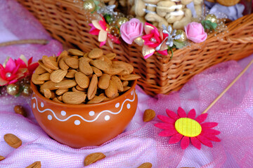 Mixed dry fruits, Nuts and Dry Fruits, Healthy snack - mix of organic nuts and dry fruits.