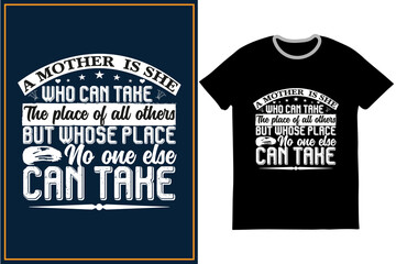 Mother's day t shirt design concept