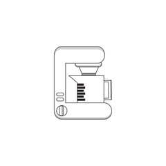 Electric mixer isolated on white background Free Vector