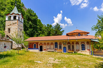 Obraz premium Preobrajenski Monastery near Veliko Tarnovo, Bulgaria