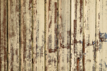 white wooden weathered background with old painted boards planks