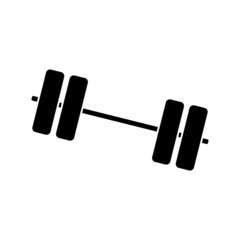 Dumbbell, barbell icon vector trendy