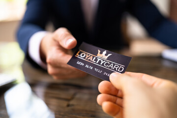 Loyalty Program Reward And Point Card
