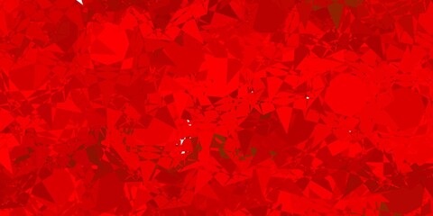 Light Green, Red vector layout with triangle forms.