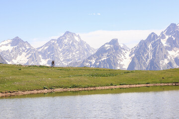 Lake Koruldi in the mountains of Svaneti, Georgia © Дмитрий Горелкин