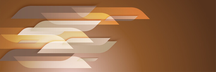 Beige skin tone soft brown abstract banner