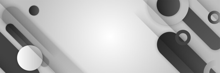 Fototapeta premium Black abstract banner background