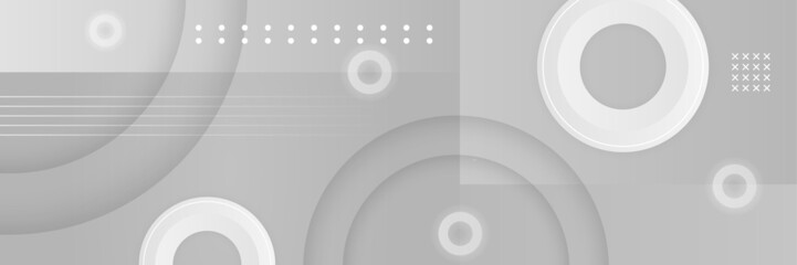 Obraz premium White banner background