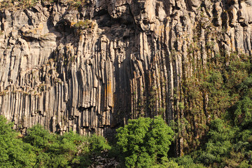 Symphony of Stones is an unusual geological formation located near the village of Garni