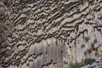 Symphony of Stones is an unusual geological formation located near the village of Garni