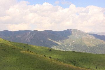 Fototapeta na wymiar View from the ski resort near Jermuk, Armenia