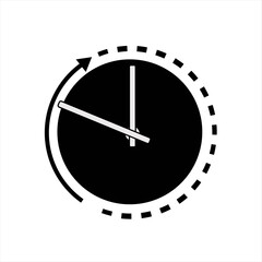 clock icon vector design template
