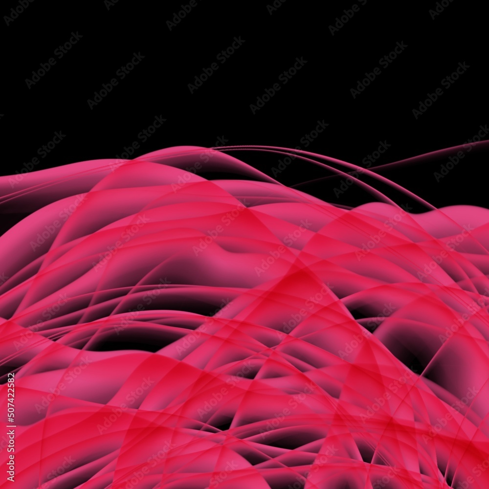 Poster background with bubbles