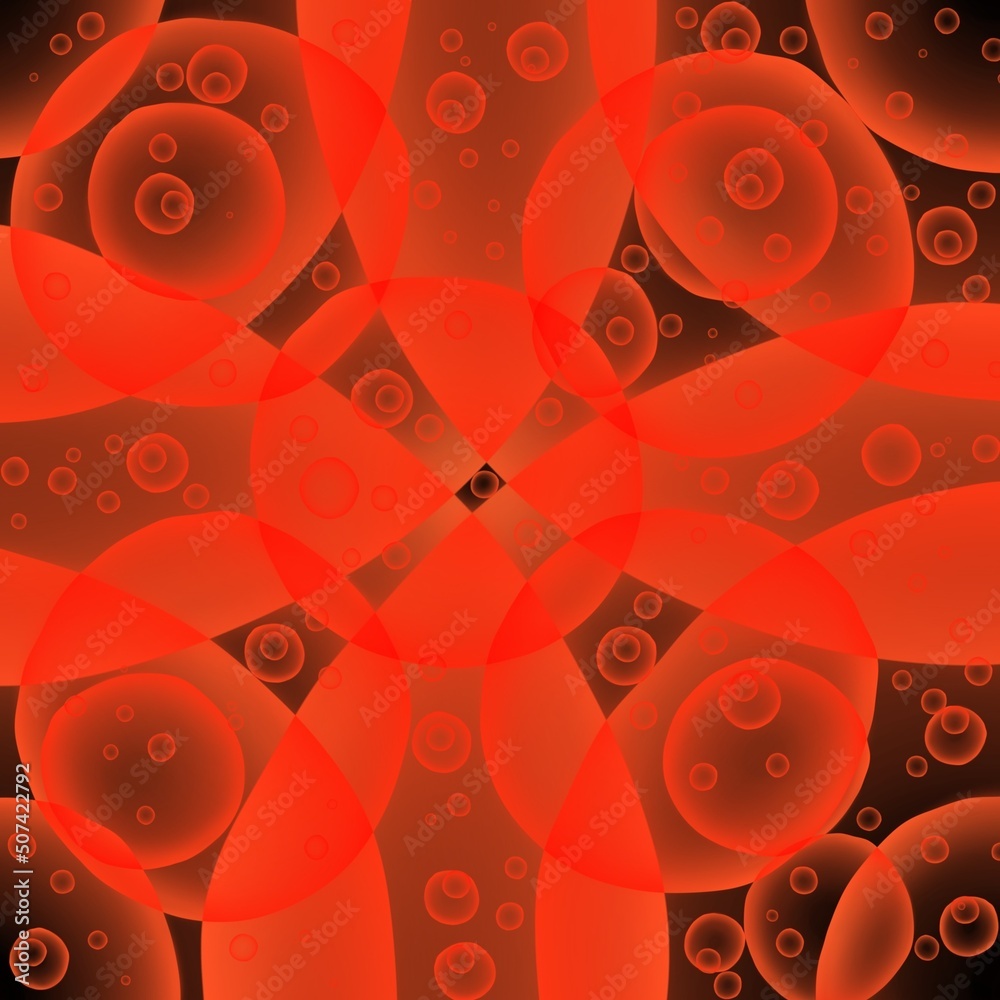 Poster abstract background with circles