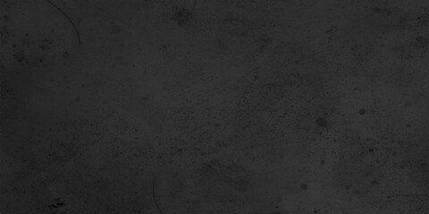 Black wall texture of cement backdrop background. Dark tone. Black marble