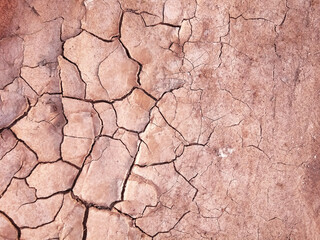 The ground has cracks in the top view for the background