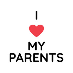 typography and quote Design for celebrating global day of parents.