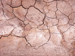 The ground has cracks in the top view for the background