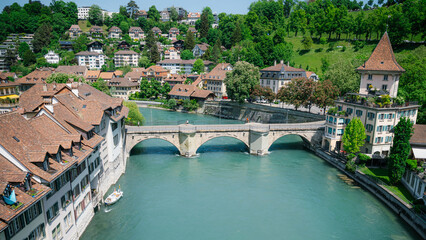 Fototapeta na wymiar Bridge in centre of Bern