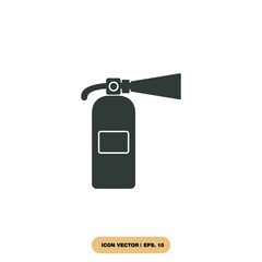 Fire extinguisher icons  symbol vector elements for infographic web