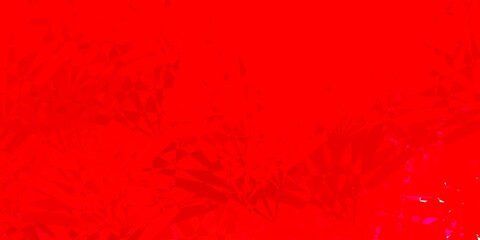 Light Pink, Red vector layout with triangle forms.