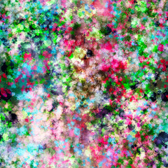 Abstract blurred seamless pattern Multicolored layered blots, splashes; strokes and scribbles on a seamless surface